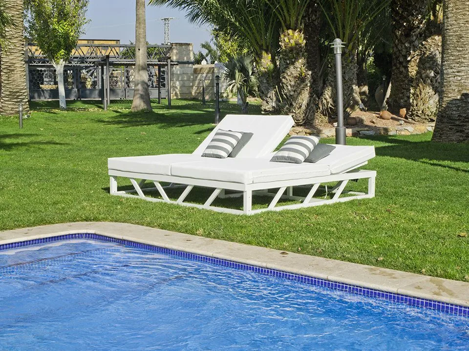 Tumbona doble para exterior: modelo Filipinas