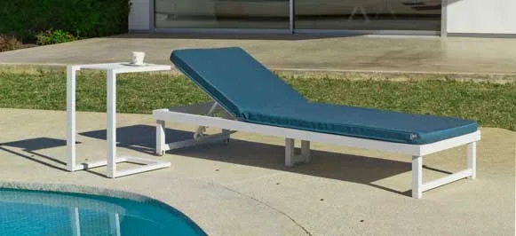 Cama de aluminio con ruedas de jardín Nilo