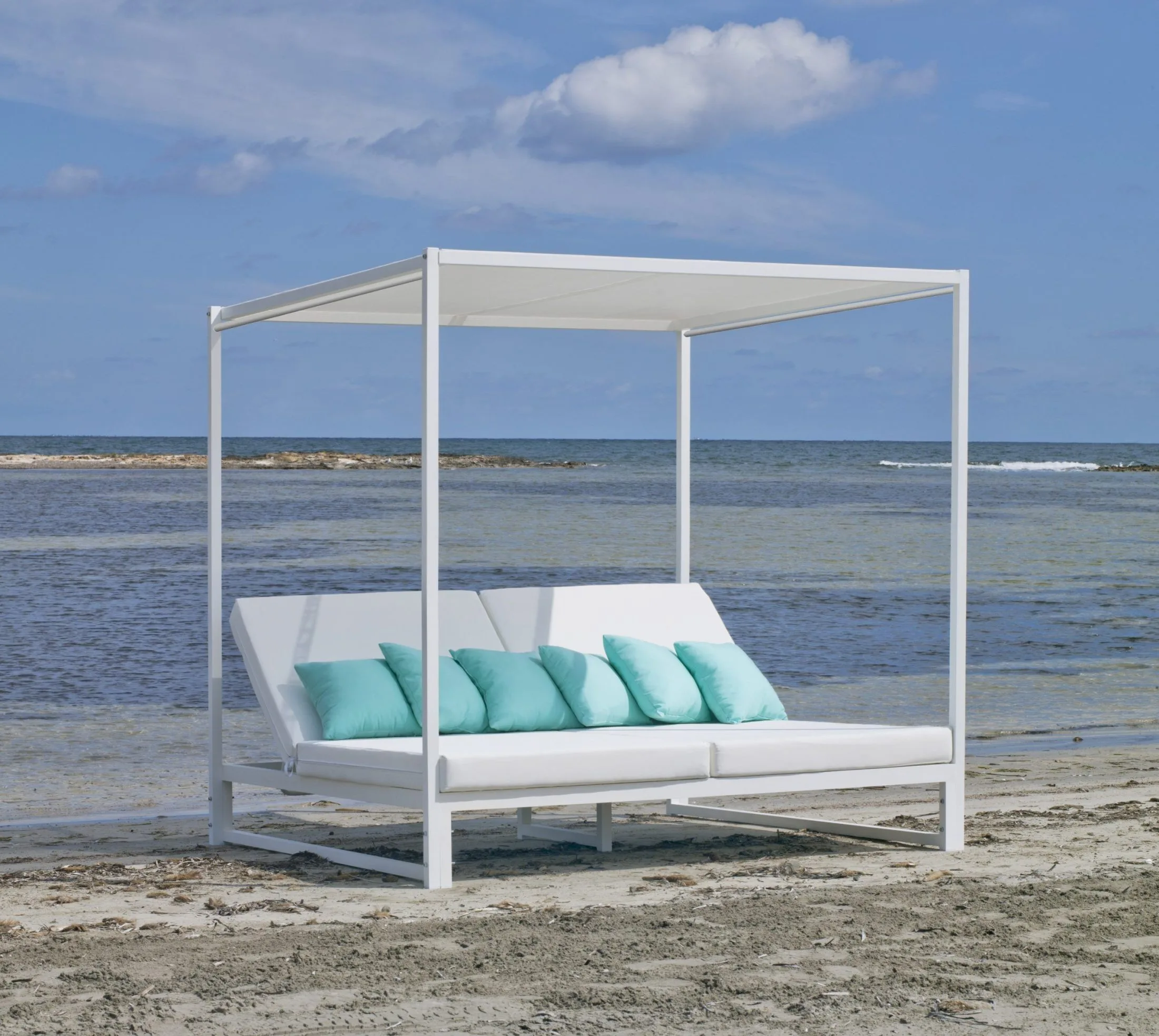 Cama Balinesa reclinable de aluminio Texas