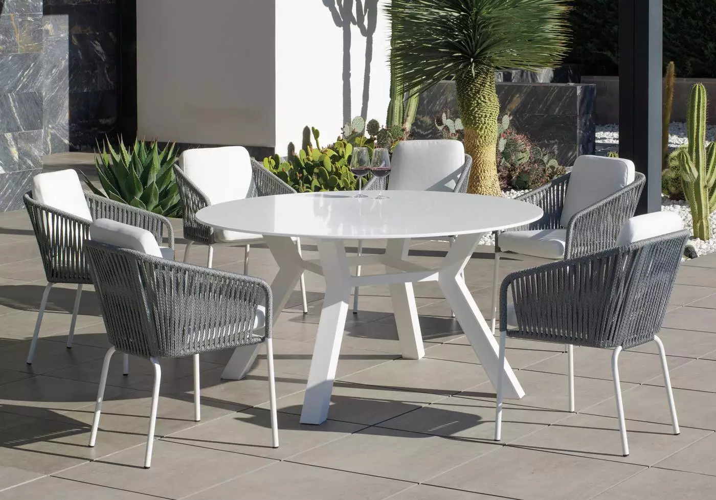 Mesa redonda Montblanc Krion 150