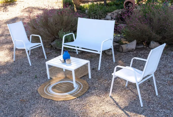 Conjunto apilable aluminio modelo Avalon