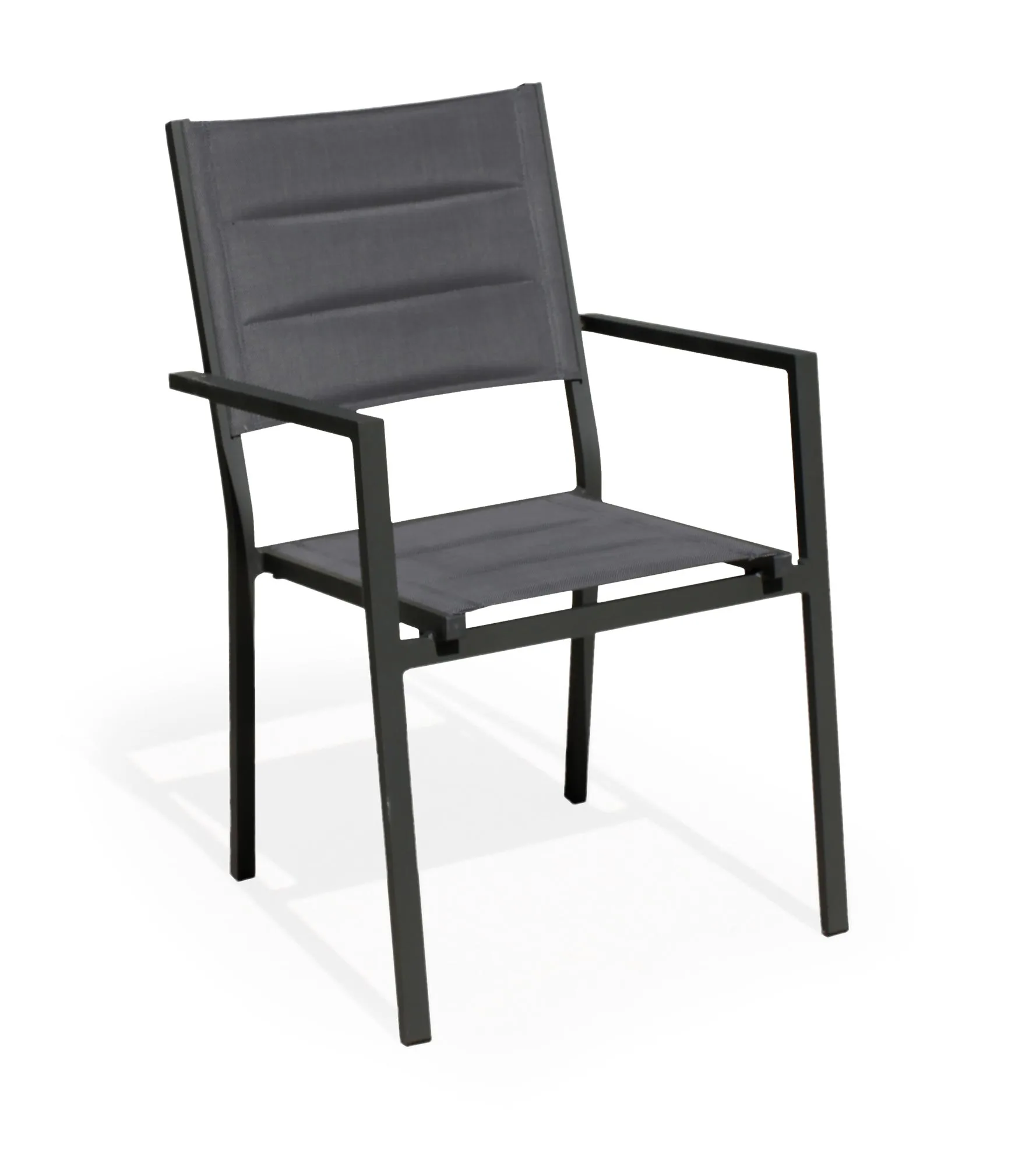 Silla textilene acolchado Milos 3