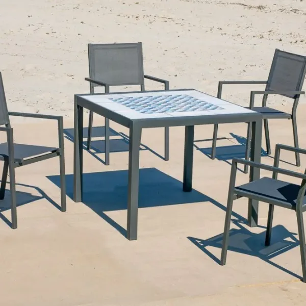 Conjunto comedor para exterior Góndola - Córcega 90/4