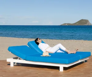 Tumbona doble piscina Sunset