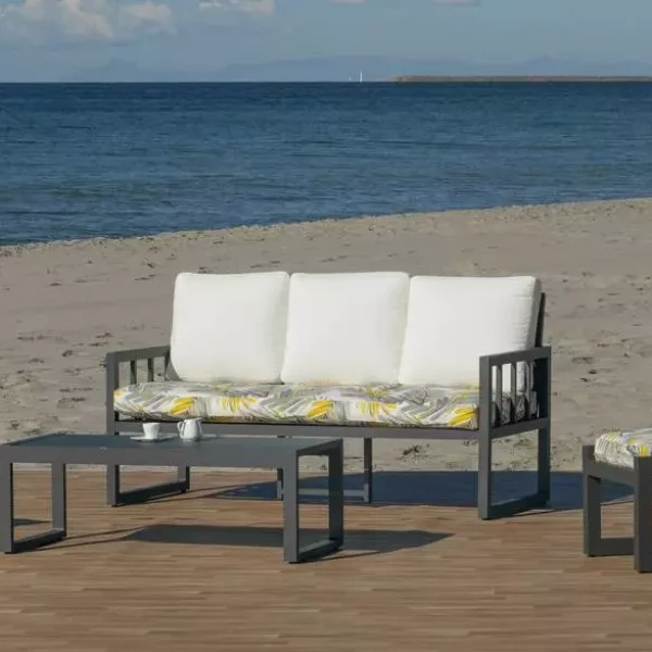 Conjunto aluminio de jardín gran confort Altiana 10