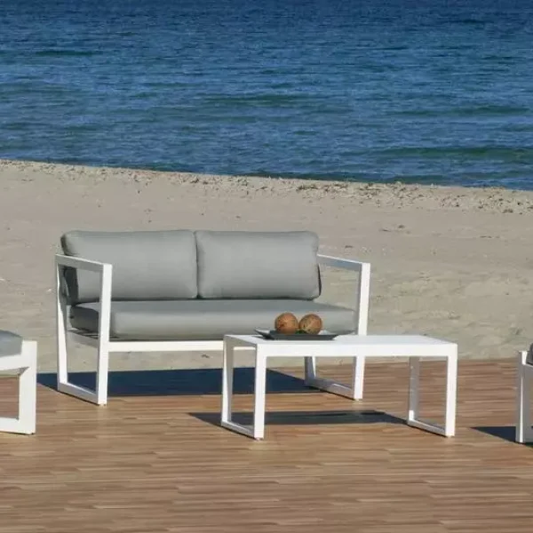 Conjunto de jardín gran confort en aluminio Montana 9