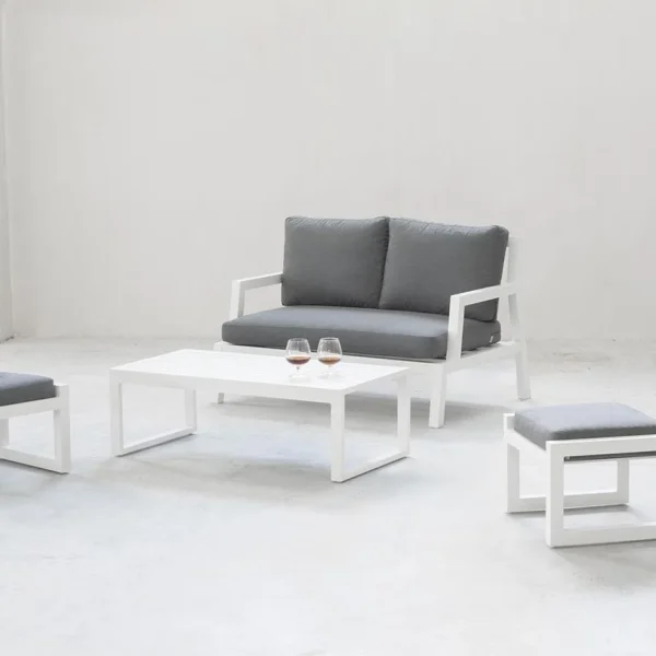 Conjunto de muebles de exterior de lujo estilo moderno Leisa 7