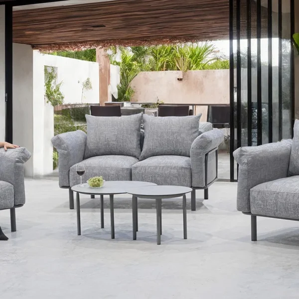 Conjunto sofá cómodo y elegante para estancias modernas Brandon