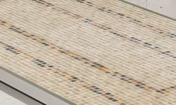 Detalle Mesa comedor salón mosaico rectangular Versalles