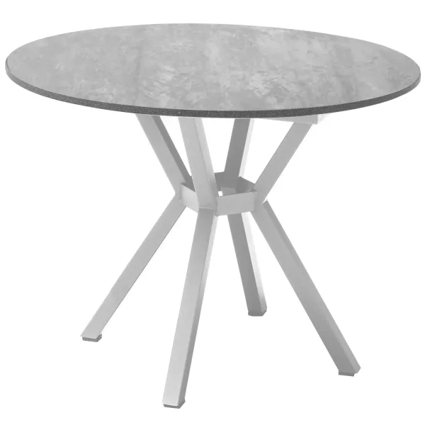 Mesa redonda auxiliar blanca Donia