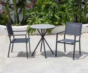 Mesa redonda para balcón Averdi