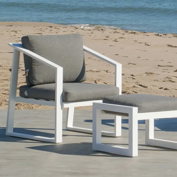 Sillón de jardín de diseño minimalista Sadem