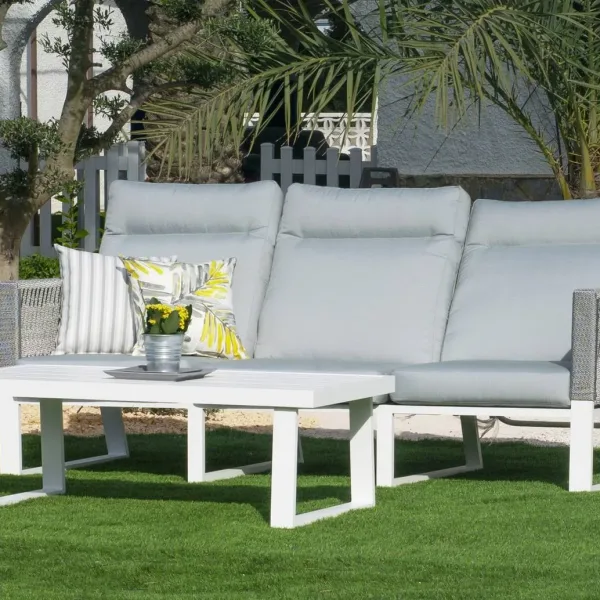 Sofá 3 plazas reclinable cuerda Bolonia 35