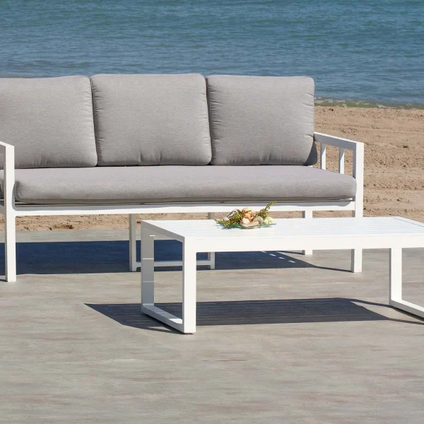 Sofá de jardín ligero y cómodo para 3 personas Solano