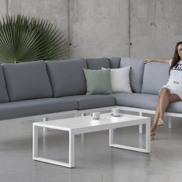 Sofá rinconera exterior premium Hublot