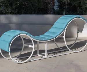 Tumbona de diseño para jardín Ópalo