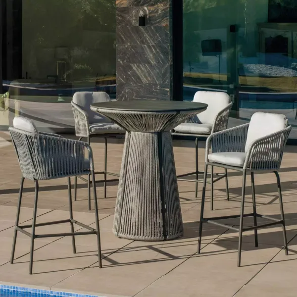 mesa alta coctel cuerdas Rodhos