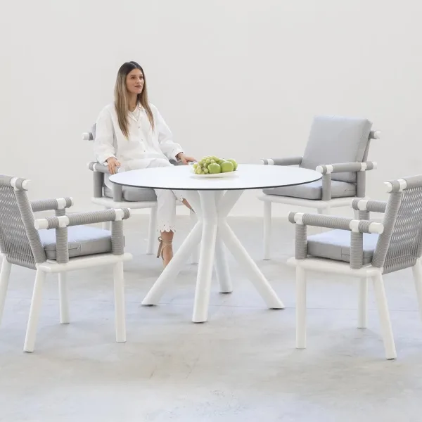 Mesa redonda 120 cm diámetro Palawan